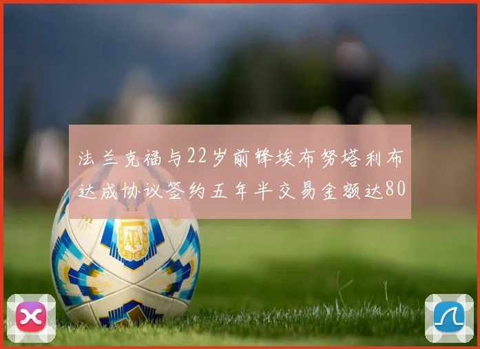 法兰克福与22岁前锋埃布努塔利布达成协议签约五年半交易金额达800万欧元