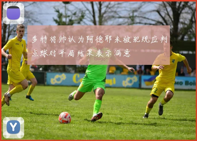 多特将帅认为阿德耶米被犯规应判点球对平局结果表示满意